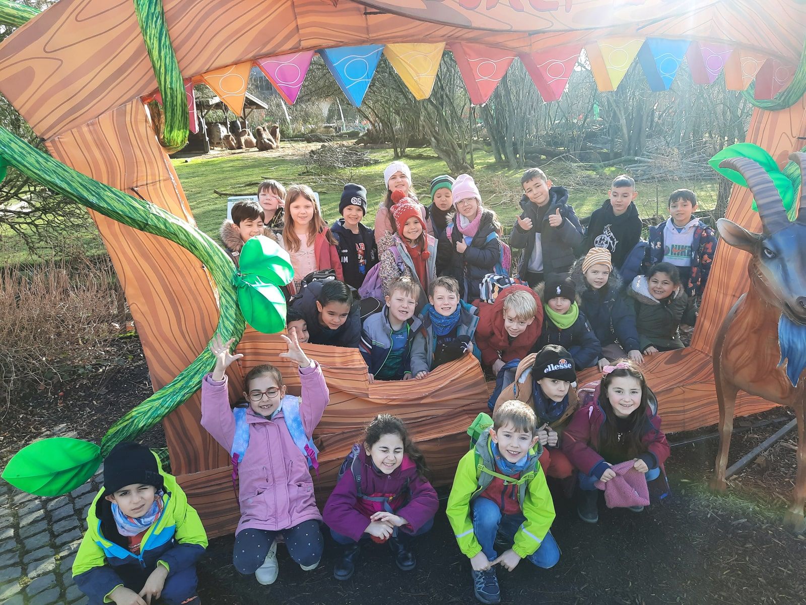 Zooschulbesuch der Haie