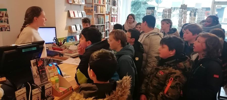 Besuch in der Riehler Buchhandlung