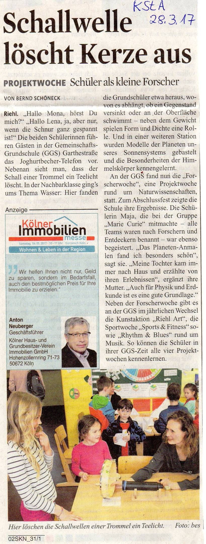 2017-03-28 Forscherwoche