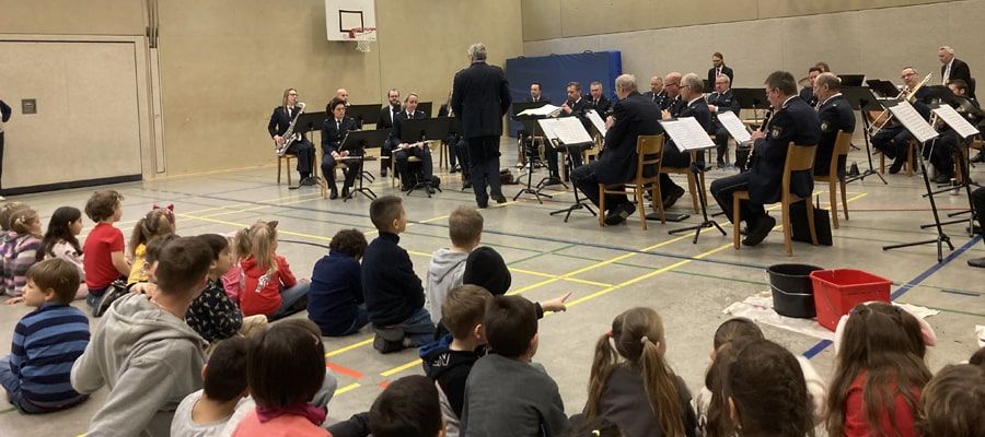 Landespolizeiorchester NRW zu Besuch