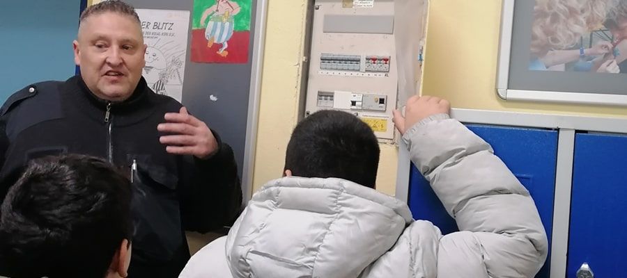 Energietour durch die Schule