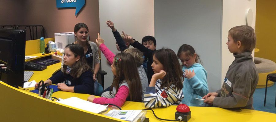 Im Kinderstudio des WDR 2014